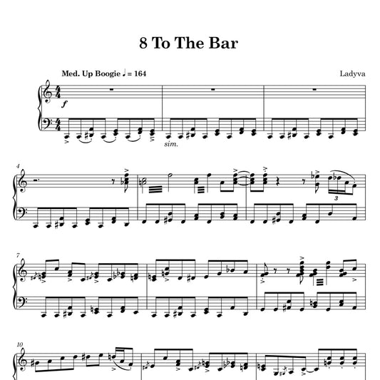 Sheet Music - 8 To The Bar (PDF)