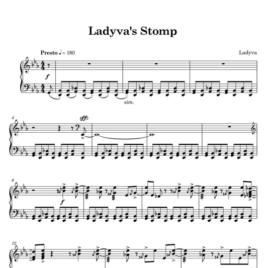 Sheet Music - Ladyva's Stomp (PDF)