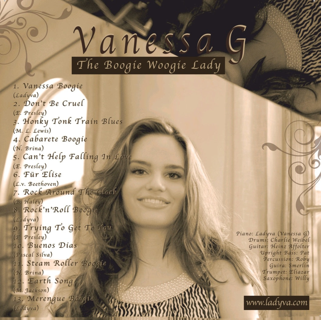 CD Vanessa G - The Boogie Woogie Lady